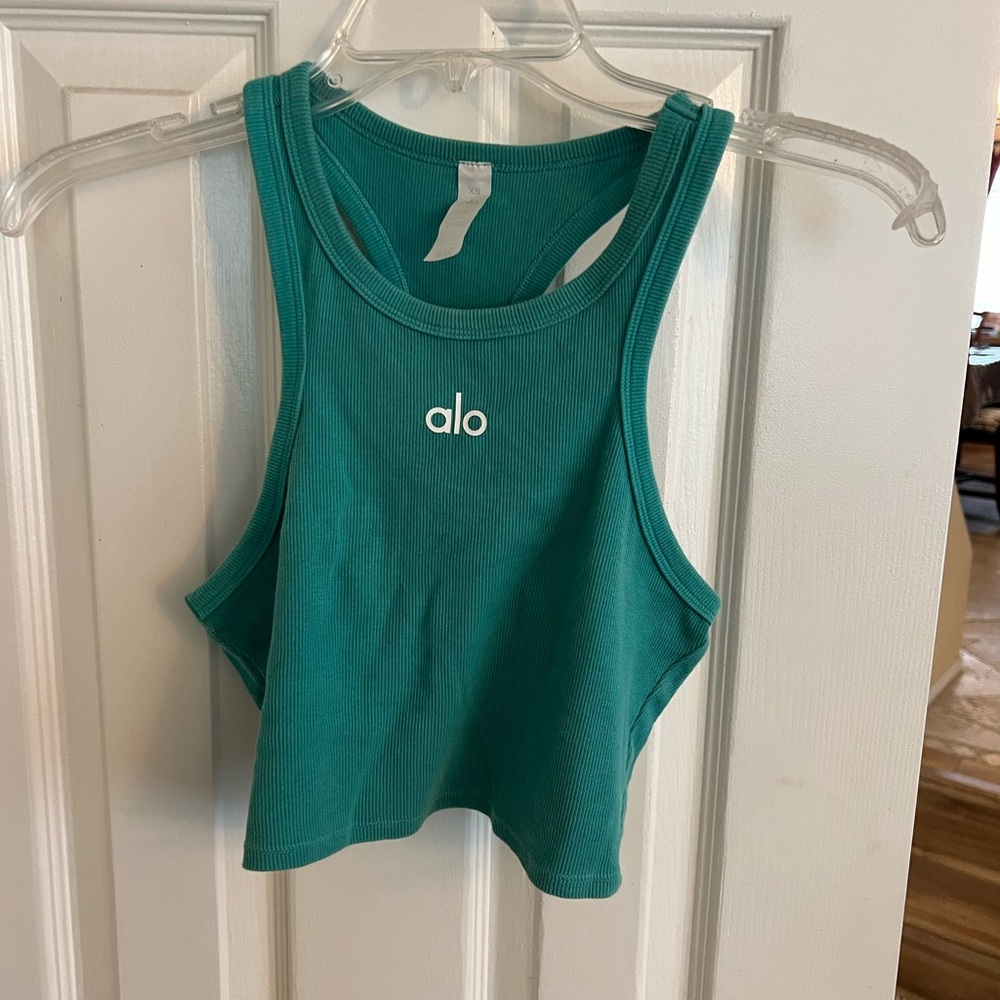 Alo short green tank